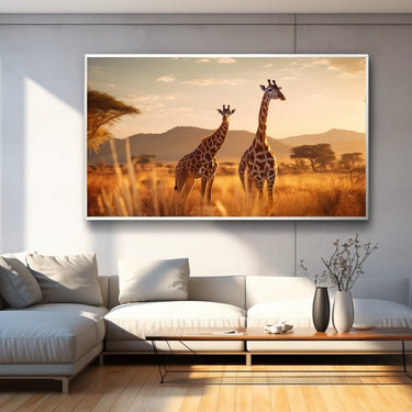 Large Giraffe Canvas
